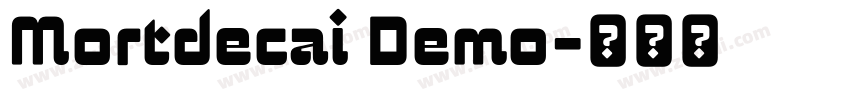 Mortdecai Demo字体转换